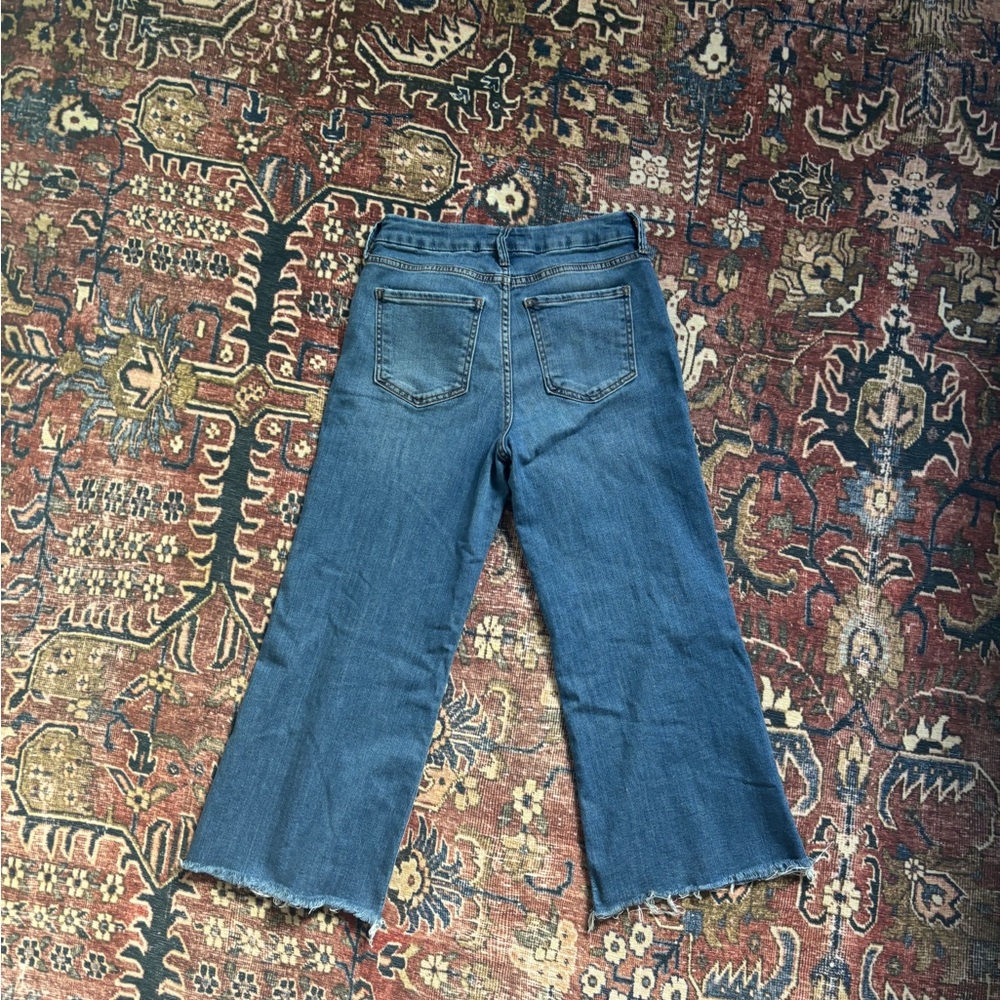 KUT FROM THE KLOTH Flare “Meg Fab Ab” Wide Leg Blue Jeans (Petite!) - Picture 10 of 15